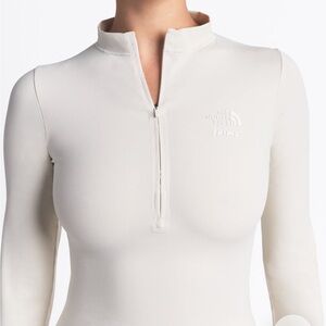 SKIMS The North Face Women's Cream Long Sleeve Top